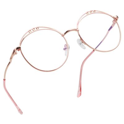 Blue Light Blocking Glasses, Anti Eyestrain, TV Glasses for Women Men, Anti UV, Anti Glare