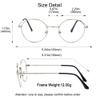 Blue Light Blocking Glasses, Anti Eyestrain, TV Glasses for Women Men, Anti UV, Anti Glare view 4
