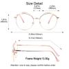 Blue Light Blocking Glasses, Anti Eyestrain, TV Glasses for Women Men, Anti UV, Anti Glare view 4