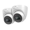 2-Pack Amcrest UltraHD 4K (8MP) Outdoor Security IP Turret PoE Camera, 3840x2160, 98ft NightVision, 125 FOV, IP67, MicroSD Recording (256GB), White (2PACK-IP8M-T2599EW-AI-V3) view 1