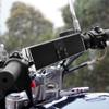 GoHawk Motorcycle Speakers with LED Lights, Waterproof Bluetooth Handlebar Sound System, 360 Adjustable Mount for 7/8" to 1-1/4" Handlebars, FM Radio/AUX/USB view 2