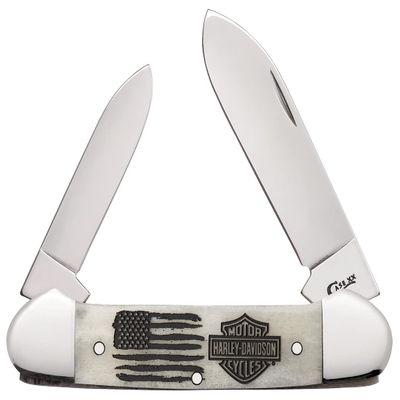 Case Cutlery 52217 Canoe (62131 SS) Embellished Natural Bone