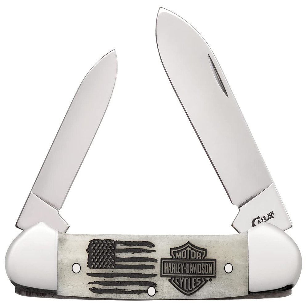Case Cutlery 52217 Canoe (62131 SS) Embellished Natural Bone