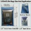 Daarcin Anti Static Bags - 40pcs Assorted Sizes ESD Bags for Motherboard, Hard Drive, SSD, HDD & Electronic Devices view 4