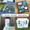 Desert Cactus Zeta Tau Alpha Sticker Decal Laptop Water Bottle Car (Cute Sheet) view 2