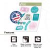 Desert Cactus Zeta Tau Alpha Sticker Decal Laptop Water Bottle Car (Cute Sheet) view 4