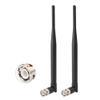 Eightwood UHF 400MHz-900MHz Antenna BNC Male Antennae 2-Pack for Ham Radio Scanner Handheld Amateur Receiver view 1