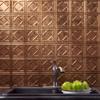 Fasade 18in x 24in Traditional 4 Antique Bronze Backsplash Panel 5pk view 2