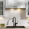 Fasade 18in x 24in Traditional 4 Gloss White Backsplash Panel 5pk view 2