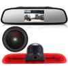 12mm Lens Reversing Camera + 4.3 Inch Car Rear View Mirror Brake Light Car Roof Reversing Camera for Commuter HiAce H200 MK5 Van LWB Trh Kdn Tailgate Bus 2004-2014 view 1