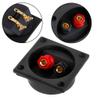 Pinhaijing Square Shape Double Binding Post Speaker Box Terminal Cup Black and Red view 2