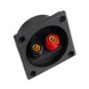 Pinhaijing Square Shape Double Binding Post Speaker Box Terminal Cup Black and Red view 4