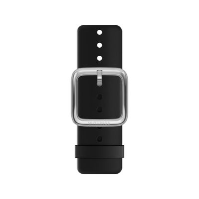 Withings Premium Sport Fluoroelastomer Wristband for Steel HR, Steel HR Sport, Move ECG, Move, Steel, and ScanWatch, Black, 18mm