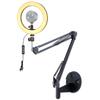 Kiyo pro Webcam Ring Light Wall Holder,10'' Streaming Light with Wall Folding Mount Compatible with Razer Kiyo,Kiyo Pro,Kiyo X Webcams Black view 1