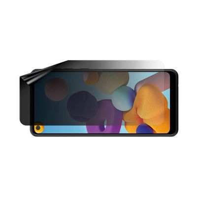 celicious Privacy Lite (Landscape) 2-Way Anti-Glare Anti-Spy Filter Screen Protector Film Compatible with Samsung Galaxy A21s