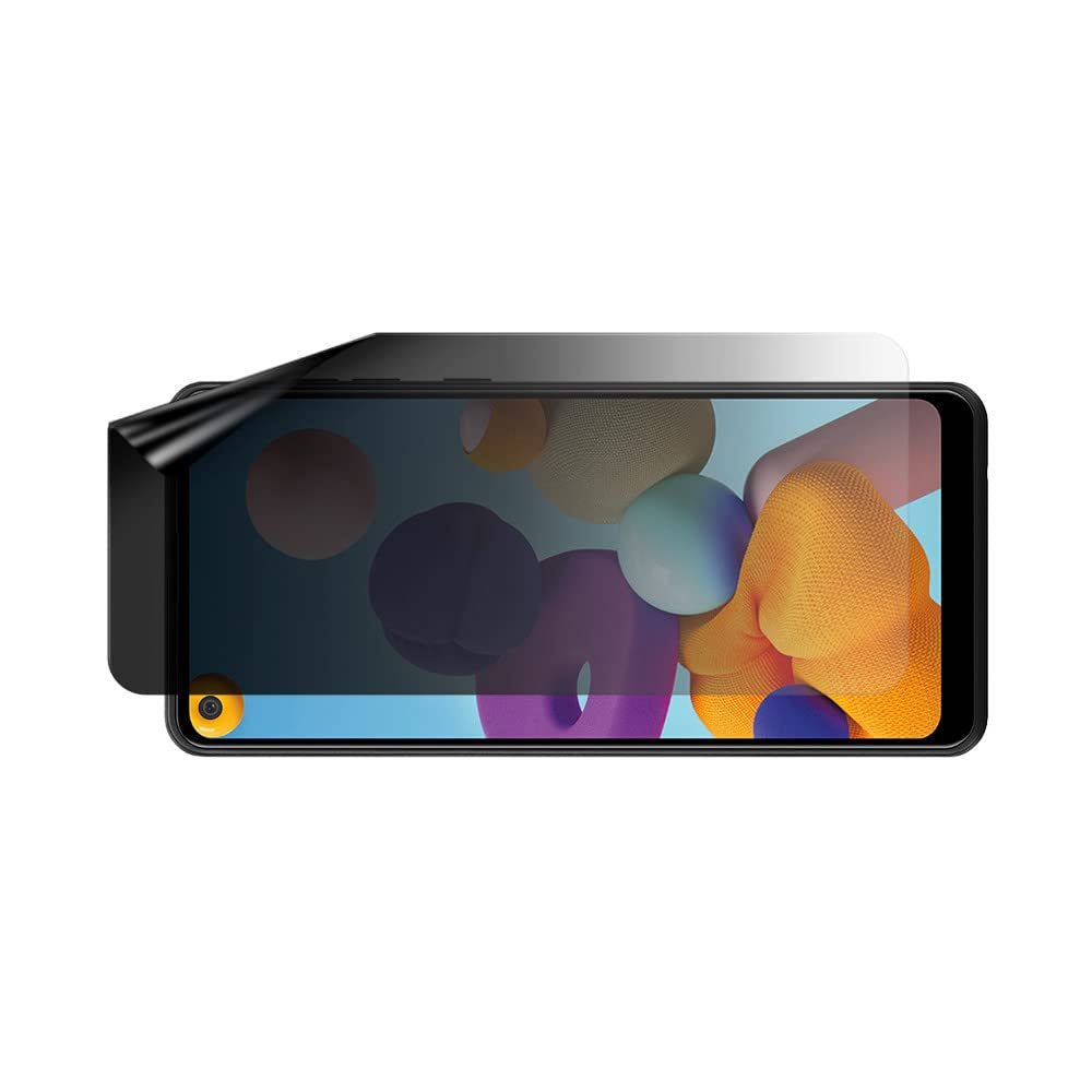 celicious Privacy Lite (Landscape) 2-Way Anti-Glare Anti-Spy Filter Screen Protector Film Compatible with Samsung Galaxy A21s