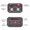 1500W Pure Sine Wave Inverter, 3000W Peak Car Power Inverter Adaptor DC 12V/24V to AC 220V, with Dual AC Outlets,DC 12V to AC 220V view 4