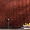 Fasade 18in x 24in Rib Moonstone Copper Backsplash Panel 5pk view 2
