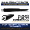 Bullet Style Antenna Mast for Ford Edge 2007-2014, Black Automotive Antenna Replacement for Cars, Trucks & SUV - AM FM Radio Compatible - Car & Truck Exterior Accessories for Men & Women 4.25'' view 3