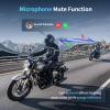 Fodsports M1-S Plus Motorcycle Bluetooth Headset with Customized HRSQS Speakers, One-Click Pairing, Microphone Mute, FM, Helmet Intercom up to 10 Riders with Music Sharing, Wonderful Sound, 2 Pack view 4