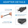 Kircuit 10FT Long AC Adapter for HP 17-bs088cl 17-bs097cl 17-bs153cl Notebook 3.33A 65W Laptop Power Supply Cord Cable Battery Charger Mains PSU view 3