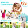 MINIBEAR Kids Camera Instant Print Camera for Kids Digital Camera Toddler Toys Christmas Birthday Gifts for 3 4 5 6 7 8 9 10 Year Old Boys Girls, Blue view 4