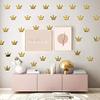 20PCS Crown Mirror Wall Stickers, Princess Baby Room Decor for Kids Rooms, Gold Crown Decal (Acrylic Material) view 2