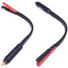 CNCESS CESS-104 RCA Male Plug to Banana Female Jack Adapter Cable, 2 Pack view 1