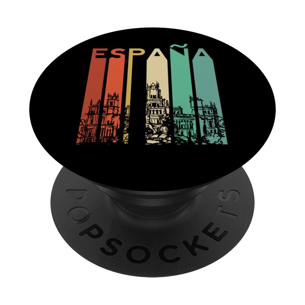 Espana Spain Catalonia Spanish Espanol Madrid Europe Basque PopSockets Adhesive PopGrip