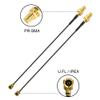 8dBi WiFi Antenna RP-SMA Male Wireless Network 2.4GHz 5.8GHz Dual Band with U.FL/IPEX to RP-SMA Female Pigtail Cable for Mini PCIe Card Wireless Routers, PC Desktop, Repeater, FPV UAV Drone, PS4-2PCS view 3