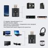 Bluetooth 5.0 Transmitter/Receiver Adapter 2 in 1 Powerful Function Bluetooth 5.0 Transmitter Receiver Independent Circuit Audio Adapter with 3.5mm Assist Cable view 2