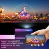 1080P Projector Full HD Video Projector, Movie Projector,138Display,LCD LED Home Theater Projector Compatible with HDMI,SD,USB view 2