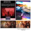 1080P Projector Full HD Video Projector, Movie Projector,138Display,LCD LED Home Theater Projector Compatible with HDMI,SD,USB view 4