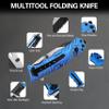 Valentine's Day Gift for Him, Birthday & Holiday Present - Multifunctional Pocket Knife Gift for Husband, Boyfriend, FatherMen - Folding EDC Tool with Glass Breaker & Seatbelt Cutter for Emergency and Outdoor Gear view 4