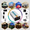 TGHY 2000W Pure Sine Wave Power Inverter, 12V/24V/48V/60V DC to AC, with 2 AC Outlets and 5V USB Port, for RV Car Boat Home Solar Power,24v dc to 220v ac view 2