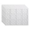 Fasade 18in x 24in Traditional 10 Matte White Backsplash Panel 5pk view 1