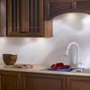 Fasade 18in x 24in Lotus Matte White Backsplash Panel 5pk view 2
