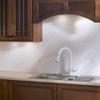 Fasade 18in x 24in Lotus Matte White Backsplash Panel 5pk view 4