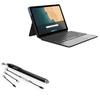 BoxWave Stylus Pen Compatible with Lenovo Chromebook Duet - EverTouch Capacitive Stylus, Fiber Tip Capacitive Stylus Pen - Jet Black view 1