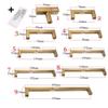 Geeyu Gold Cabinet Handles, New Golden Brass Kitchen Cabinet Handles Modern Dresser Pulls Door Handles and Knobs Square Furniture Hardware (Color : A7) view 3