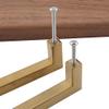 Geeyu Gold Cabinet Handles, New Golden Brass Kitchen Cabinet Handles Modern Dresser Pulls Door Handles and Knobs Square Furniture Hardware (Color : A7) view 4