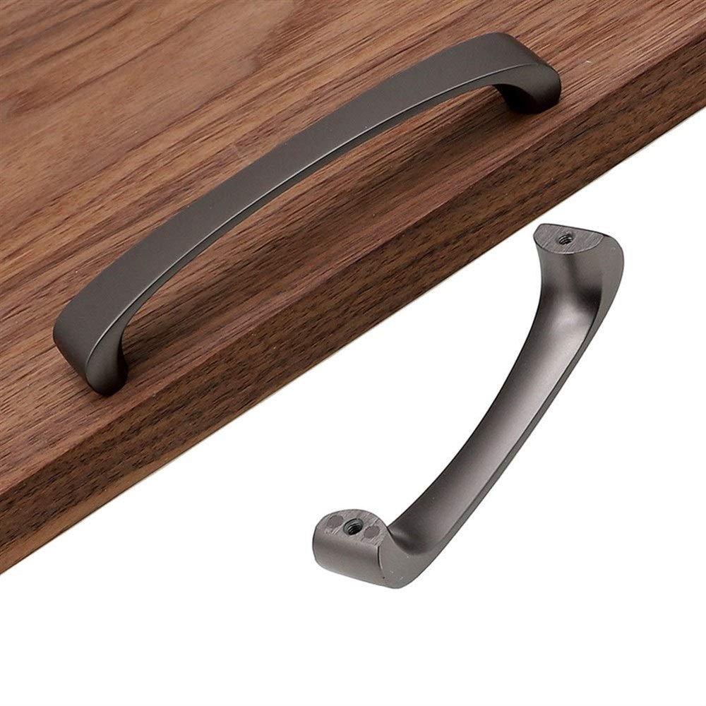 Geeyu Large Cabinet Handles, Modern Kitchen Cabinet Handles Solid Drawer Wardrobe Door Handles Children Furniture Parts Accessories Hardware Dresser (Color : 9.6cm 6191)