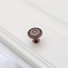 Geeyu Copper Handles, European Zinc Alloy Cabinet Handles Drawer Knobs Kitchen Cupboard Handles Door Pulls White Black Furniture Handle Hardware (Color : AC S) view 1