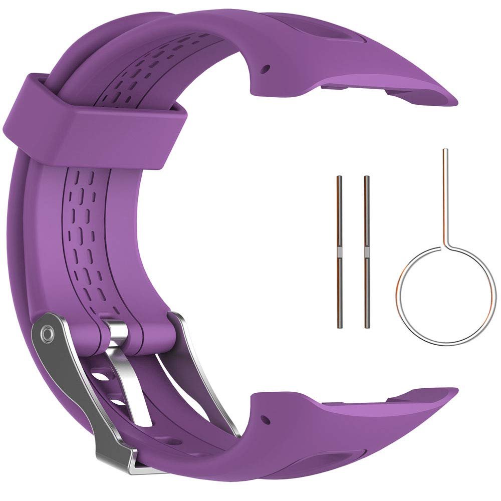Band for Garmin Forerunner 10/15, Soft Silicone Replacement Watch Band Strap for Garmin Forerunner 10/15