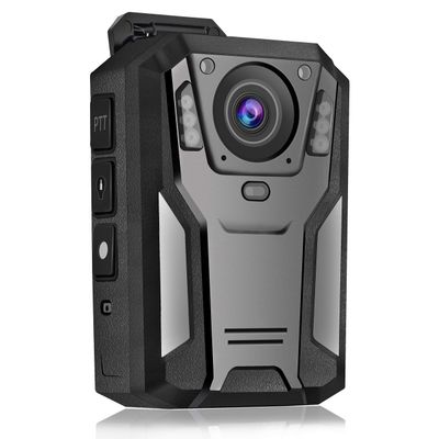 Aolbea P100 2K Police Body Camera 64GB Body Cam 12 Hours Continuous Recording USB-C Infrared Night Vision Waterproof Shockproof Lightweight Data-encrypt for Law Enforcement Record