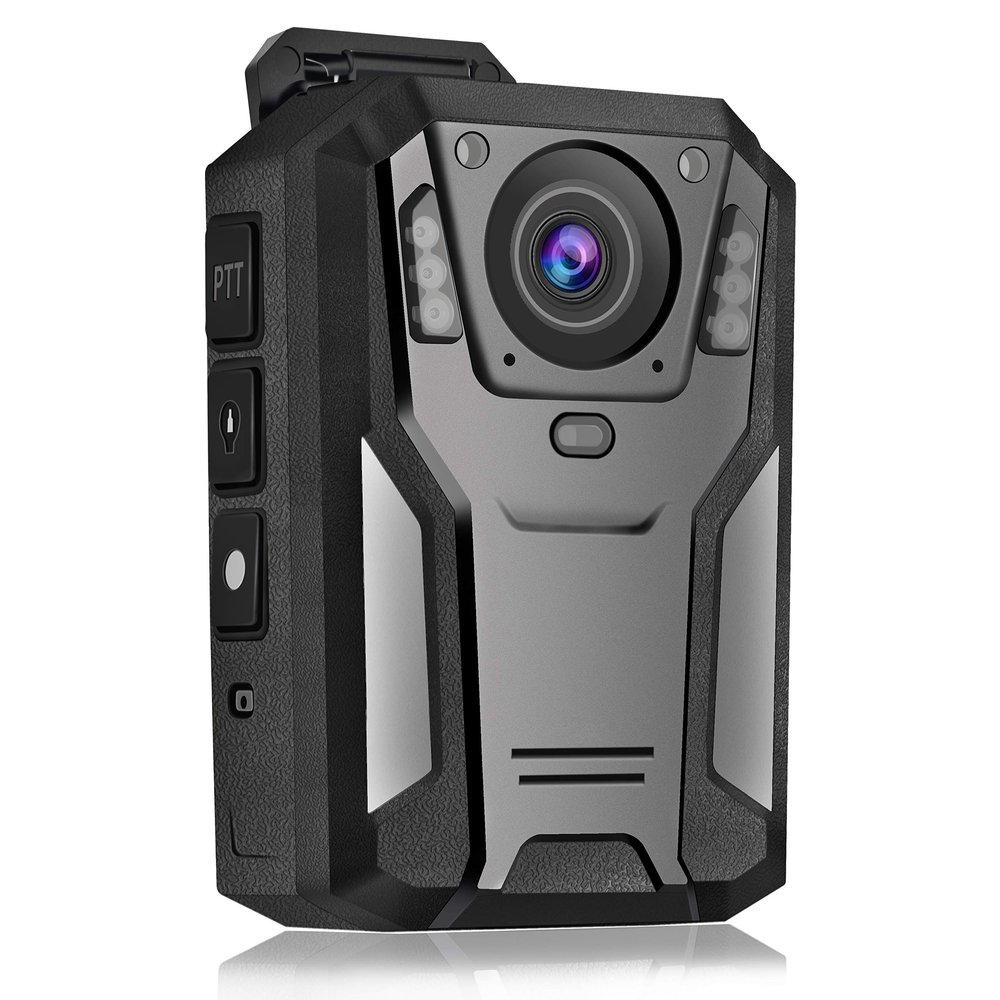 Aolbea P100 2K Police Body Camera 64GB Body Cam 12 Hours Continuous Recording USB-C Infrared Night Vision Waterproof Shockproof Lightweight Data-encrypt for Law Enforcement Record