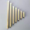 Geeyu Gold Cabinet Handles, Brass Furniture Handles Gold Cabinet Door Drawer Wardrobe Dresser Pulls Knobs Cabinet Pulls Kitchen Handle (Color : Pitch Size 96mm) view 4