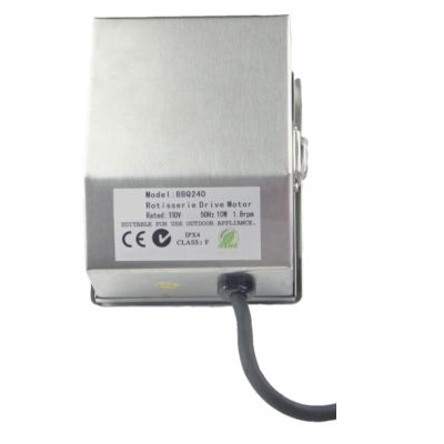 CHANCS Stainless Steel Barbecue Machine 110V 10W 1.8rpm, for Family Dining Outdoor Grilling Hotel Kitchen