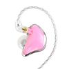 BASN Bmaster in Ear Monitor Headphones Triple Driver Earphones with Two Detachable MMCX Cable Fit in Ear Suitable for Audio Musician Drummer(Pink) view 1