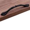 Geeyu Bathroom Cabinet Handles, Black Cabinet Pulls Drawer Handles Kitchen Knobs Hardware Drawer Furniture Parts Accessories Door Handle (Color : 9027 12.7cm) view 1